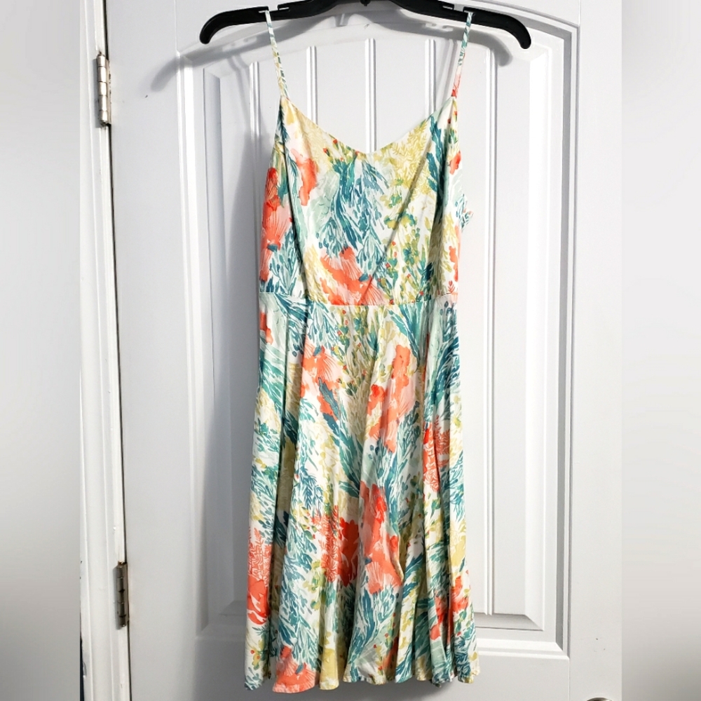 Strappy Spring Floral Dress